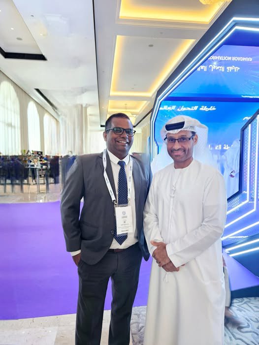 TwigSystem representative at GETS 2025 in Abu Dhabi